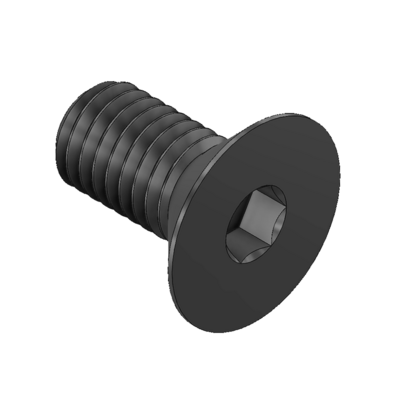 M8X16FHCS-5 MODULAR SOLUTIONS BLACK OXIDE PLATED FASTENER M8 X 16MM FLAT HEAD CAP SCREW - COUNTERSUNK